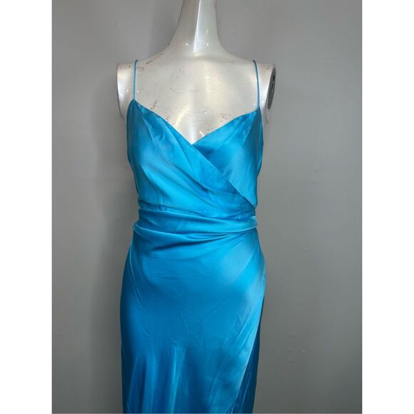 The Sei Draped Silk Wrap Gown Size 8 $1219 - Picture 10 of 12